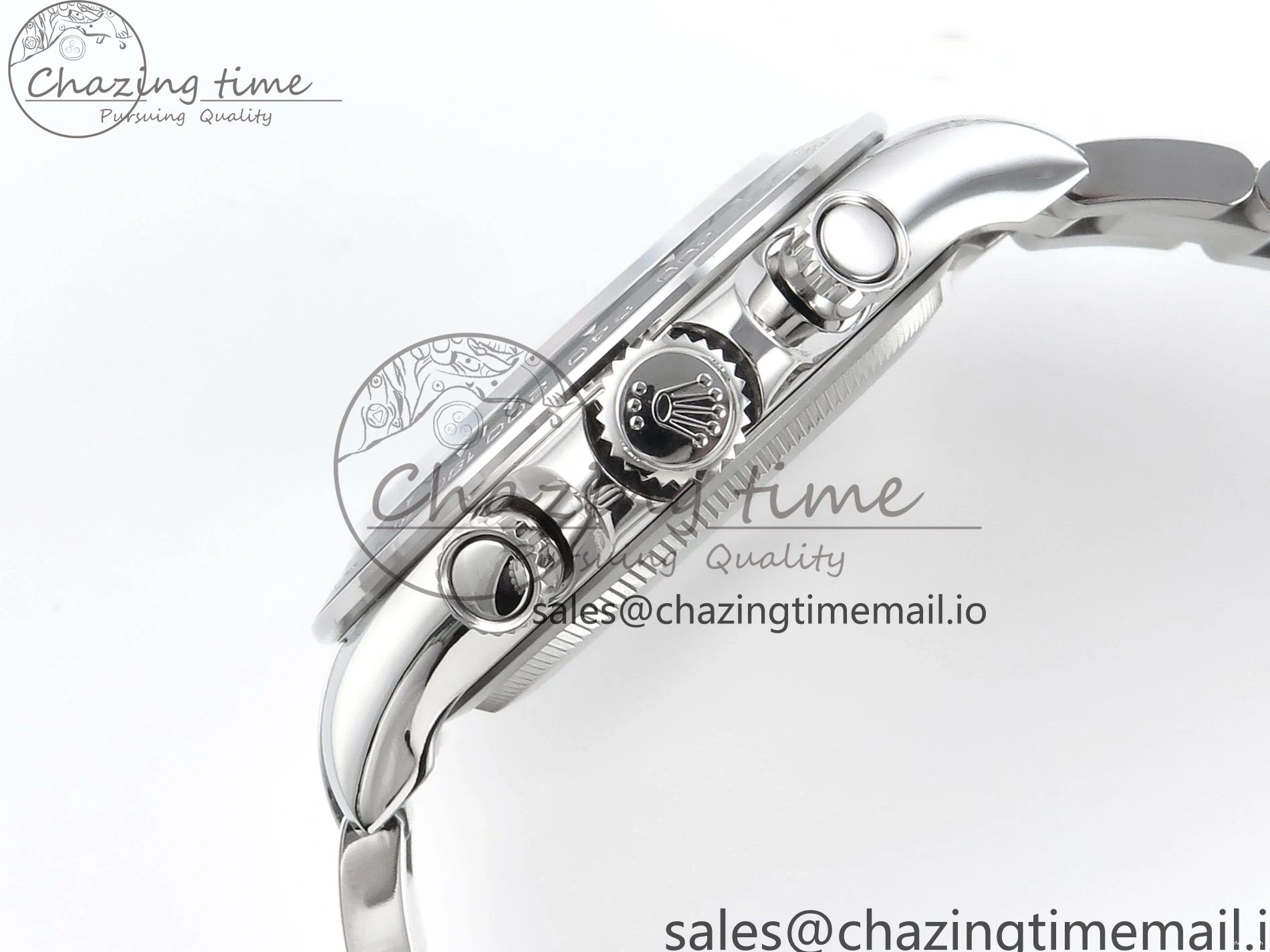 SH4131 QF on Black Edition Strap 126500 SS Daytona Bracelet 1:1 Best V5 Dial 0302